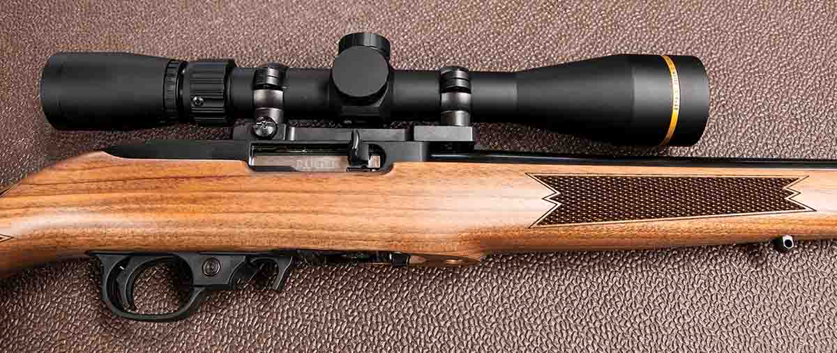 A Leupold VX-Freedom Rimfire 3-9x 40mm scope was used to test the Lipsey’s 22 Sporter.